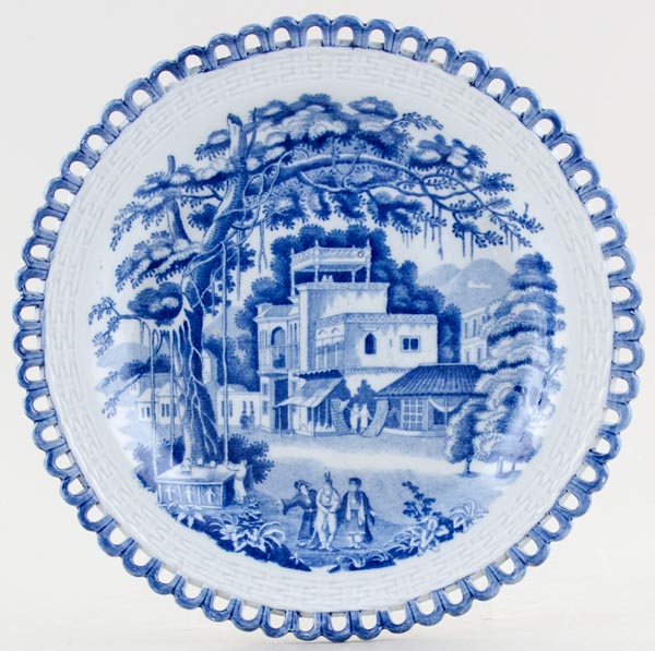 Plate pierced rim c1825